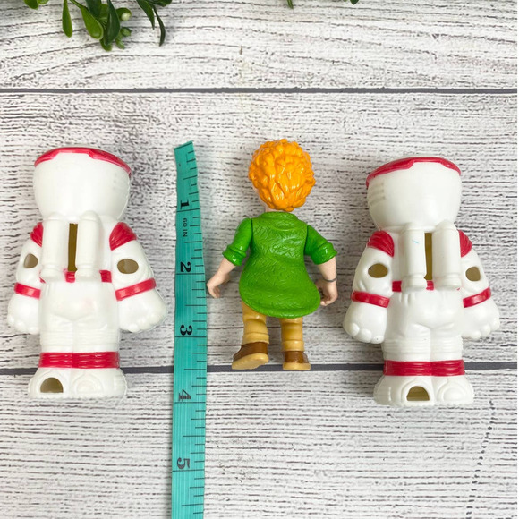 Vintage 1990 Burger King Kids Club Toy Figure Set of Three Glow in the Dark00000 - Picture 6 of 10